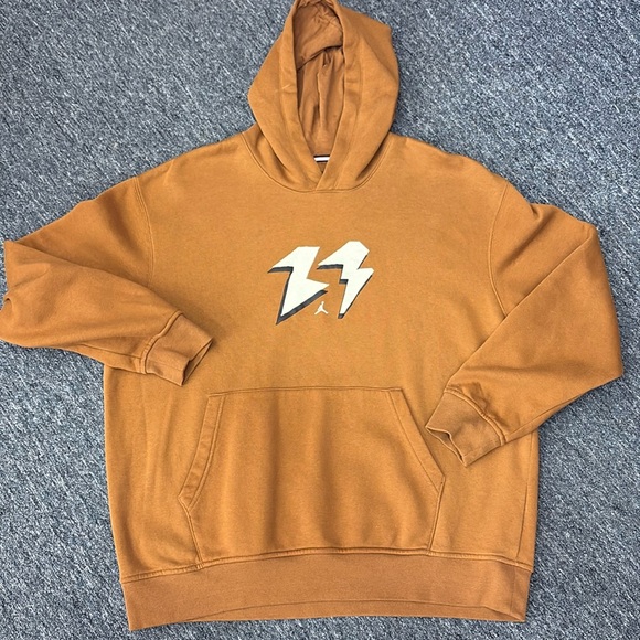 Men’s Jordan Flight MVP Brown Hoodie, XL - Picture 1 of 6